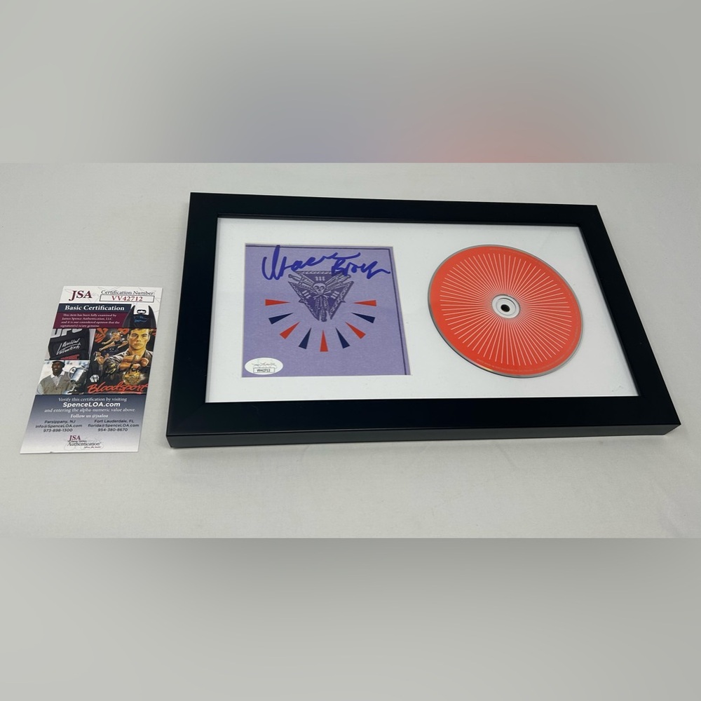 Isaac Brock signed Modest Mouse Dead Before Ship Sank CD Cover‎ Framed JSA COA